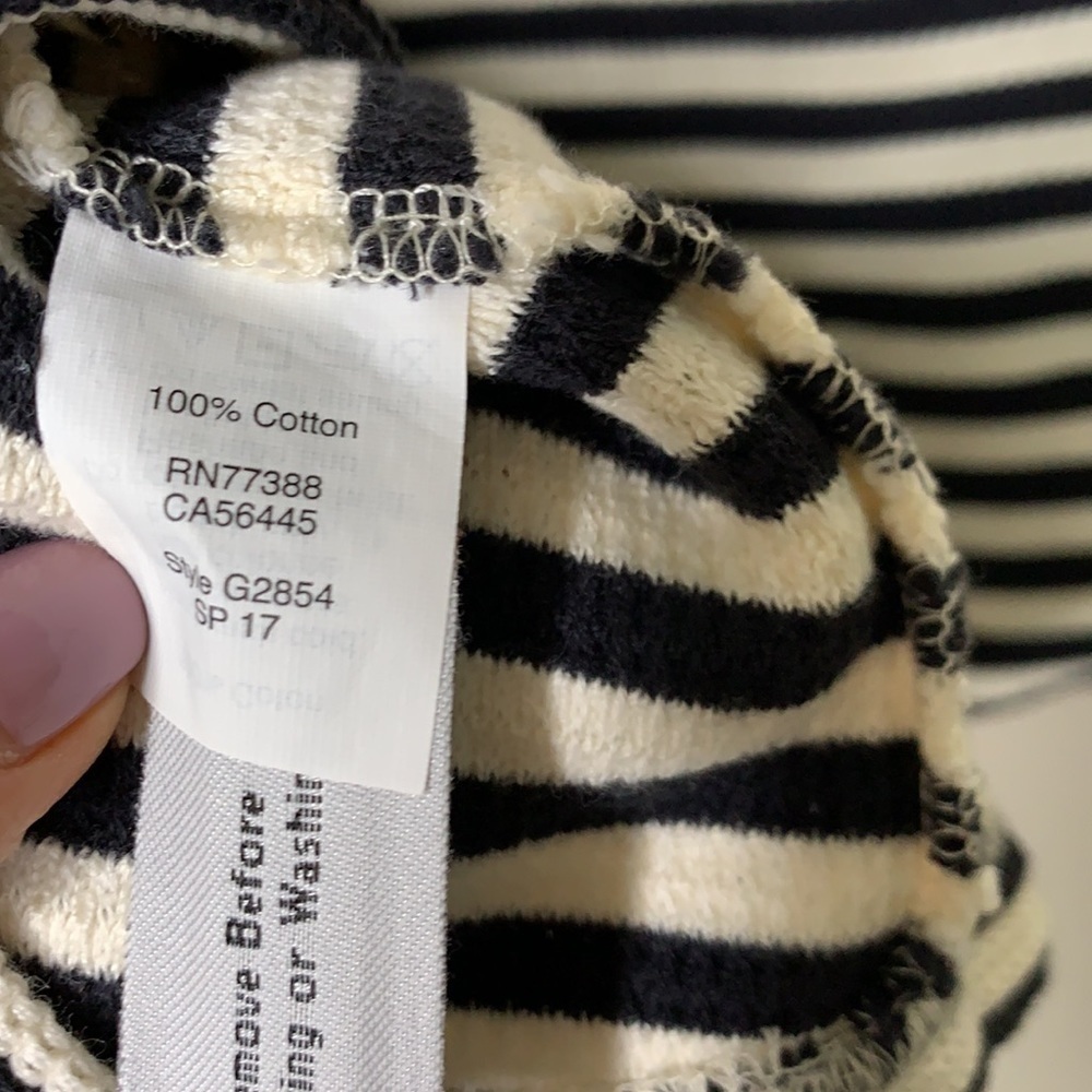 Madewell striped afternoon fit and flare dress - Picture 9 of 11